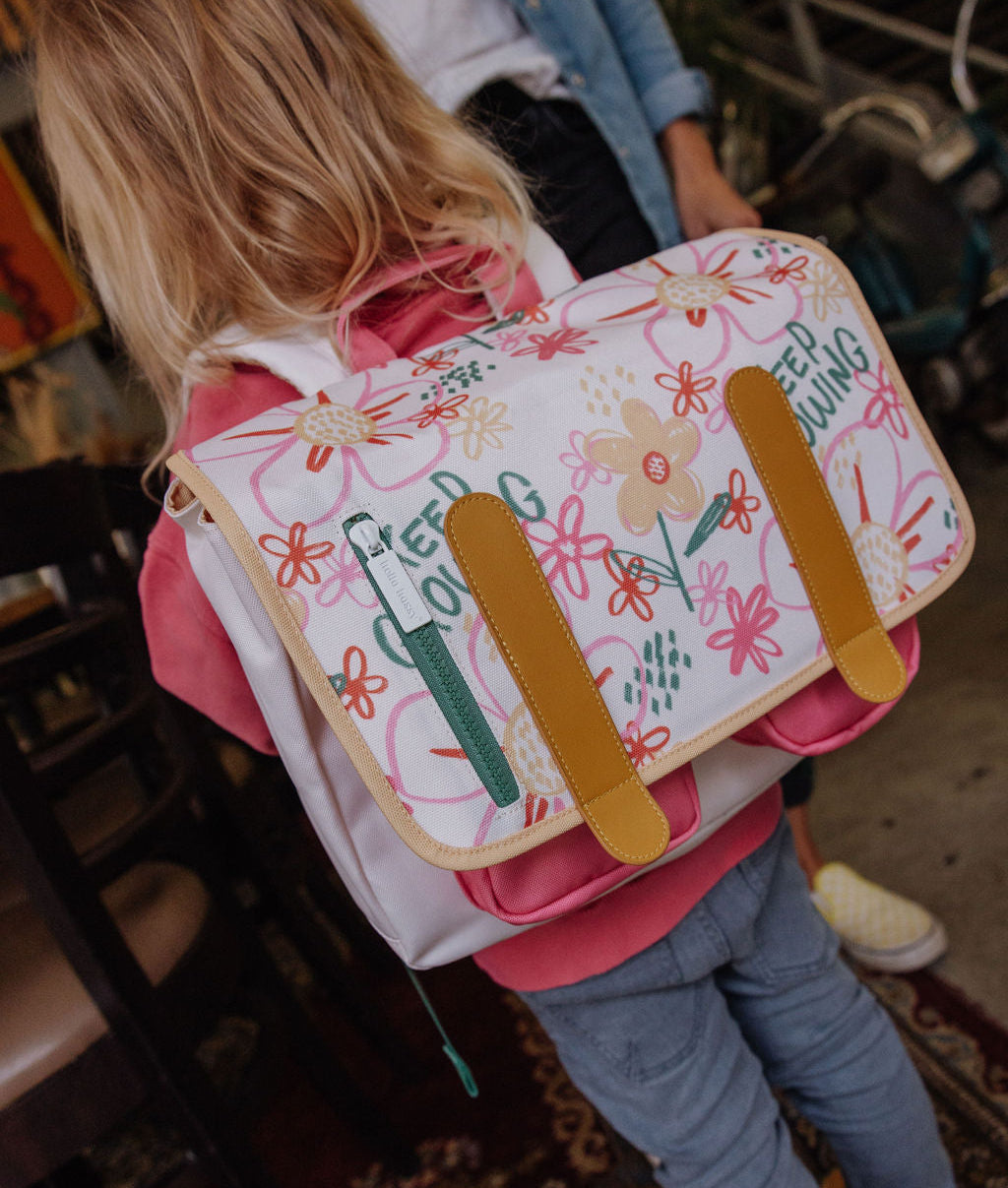 Schultasche Flower Artwork