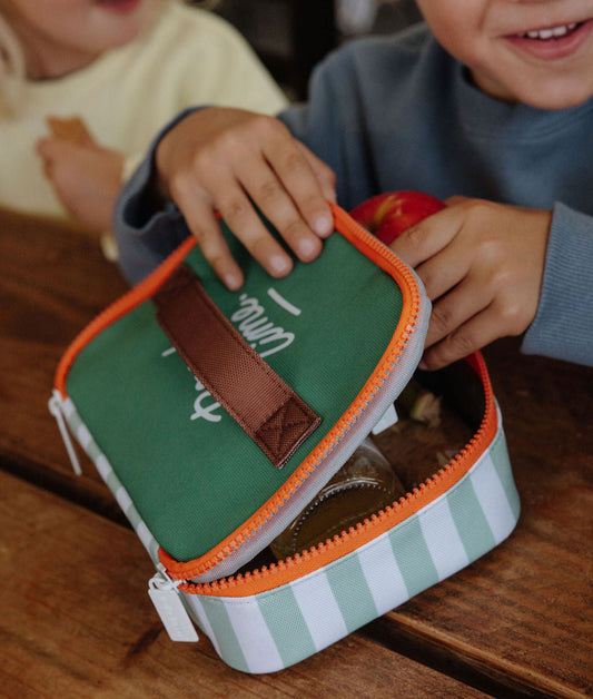 Snacktasche Green Stripes