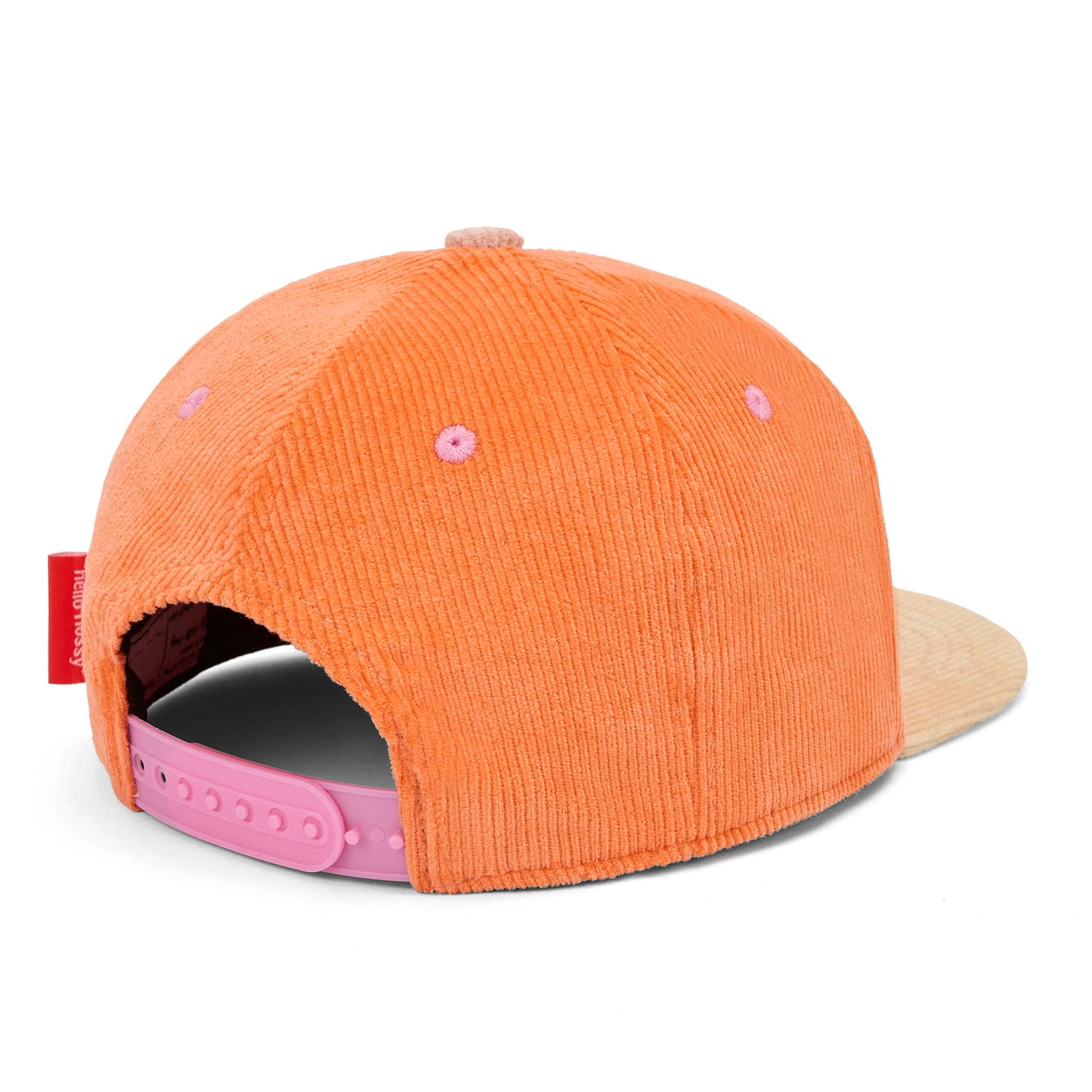 Casquette velours orange Sweet Mandarine pour enfant – vue arrière