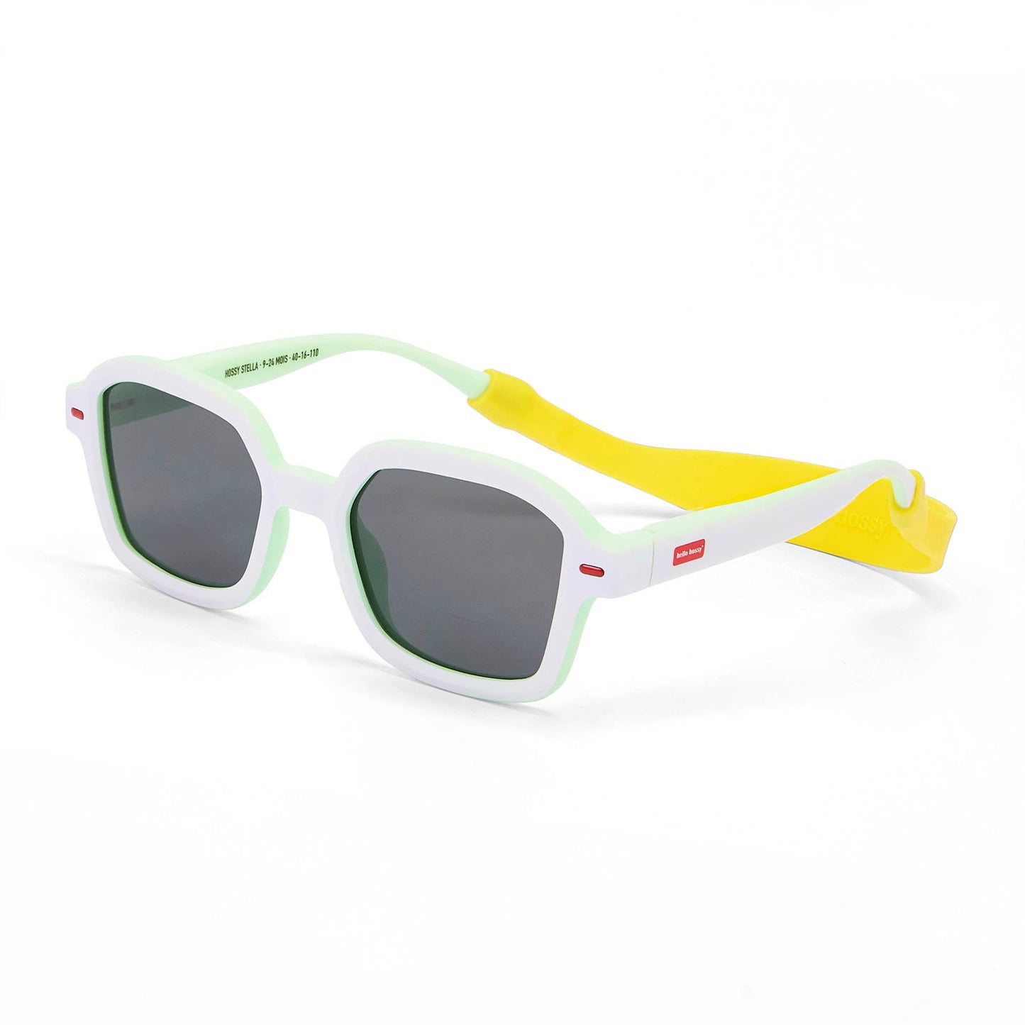 Lunettes de soleil Bébé Hossy Stella, colorées, verres catégorie 3, UV400, verres polarisés, dès 9 mois, Cool Kids Only !