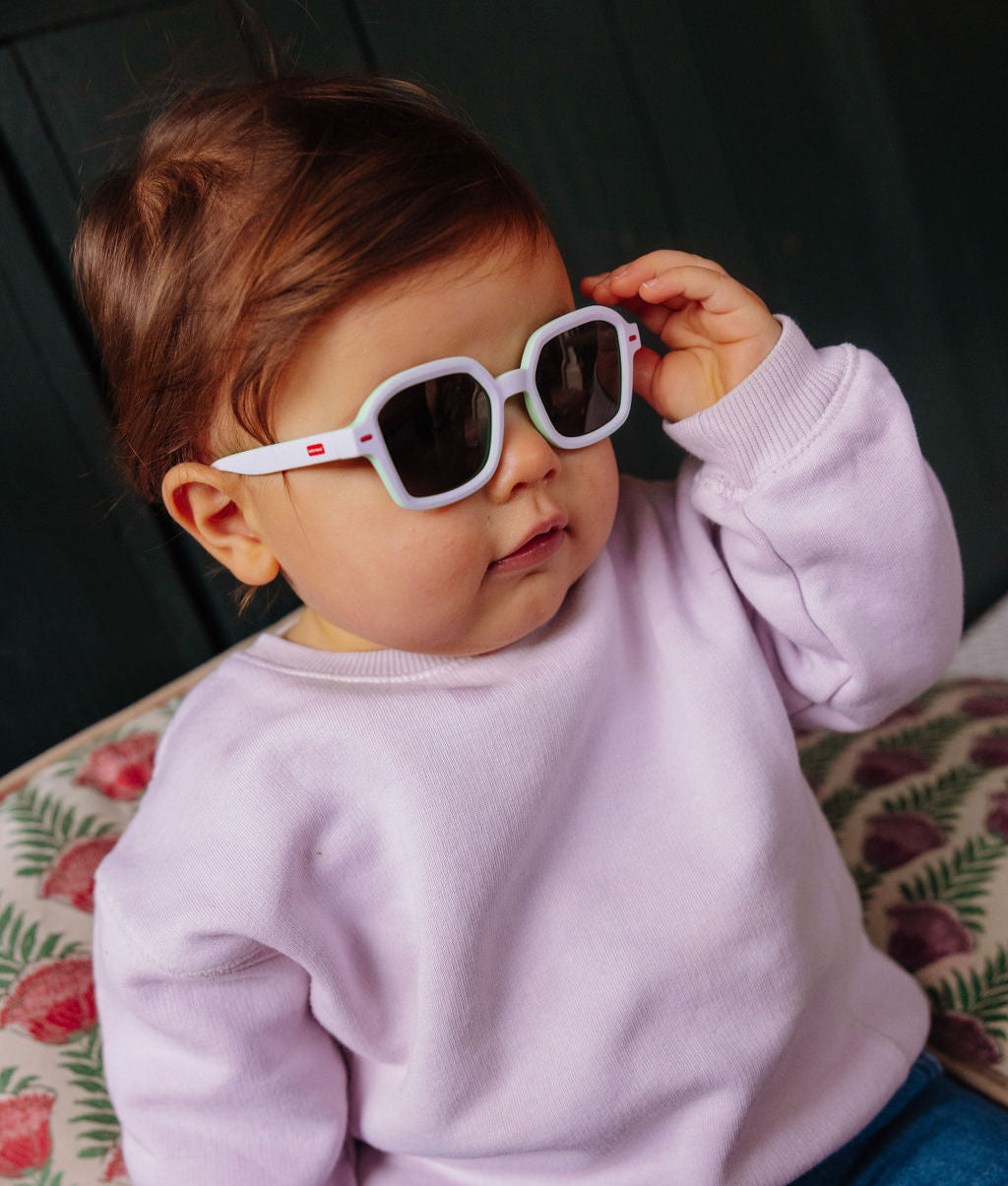 Lunettes de soleil Enfants Hossy Stella, colorées, verres catégorie 3, UV400, verres polarisés, dès 9 mois, Cool Kids Only !