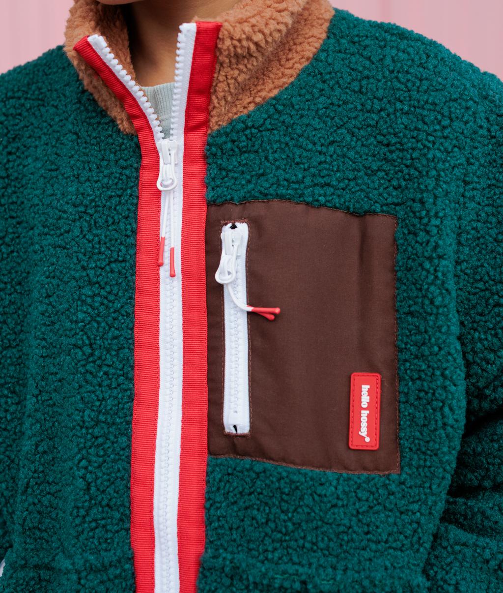 Fleecejacke Duck Blue