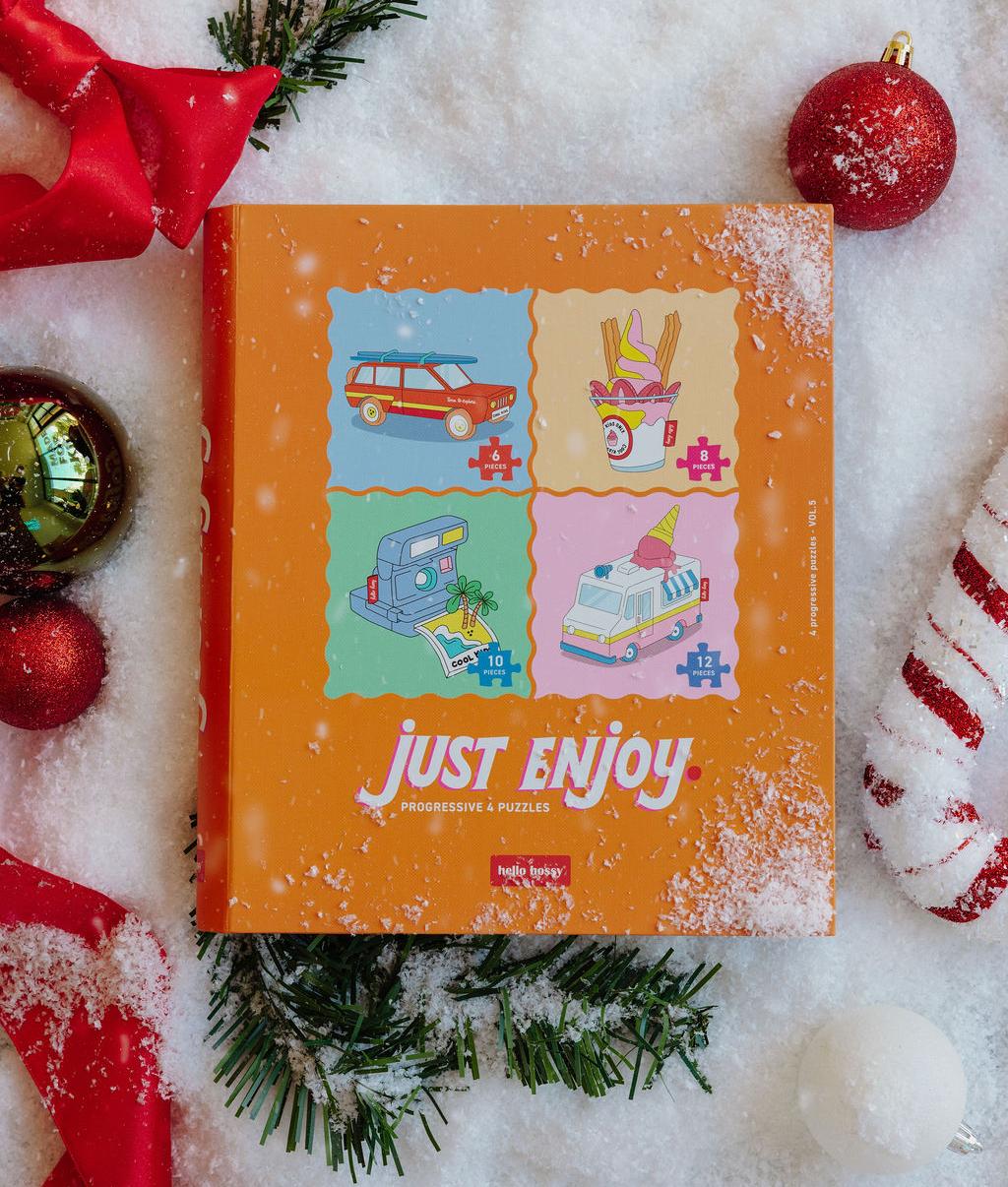 Lernpuzzle-Set Just Enjoy