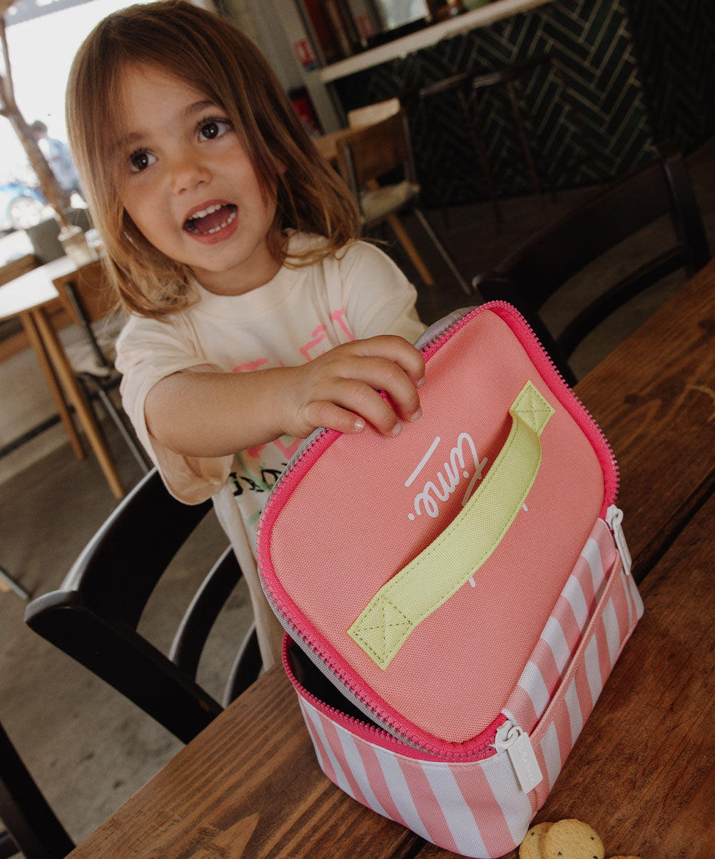 Lunchtasche Pink Stripes