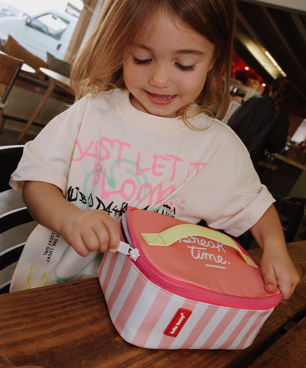 Lunchtasche Pink Stripes