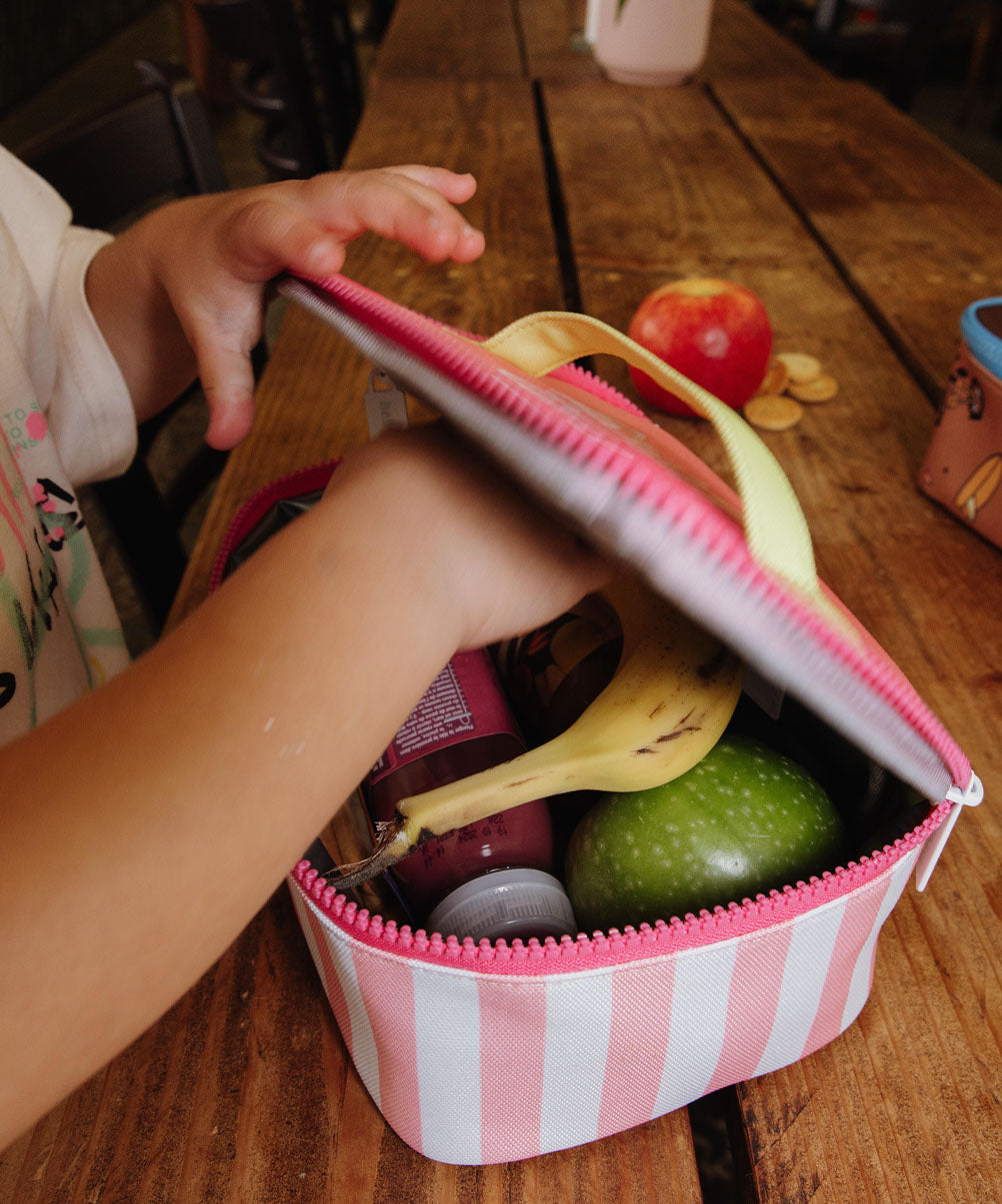 Lunchtasche Pink Stripes