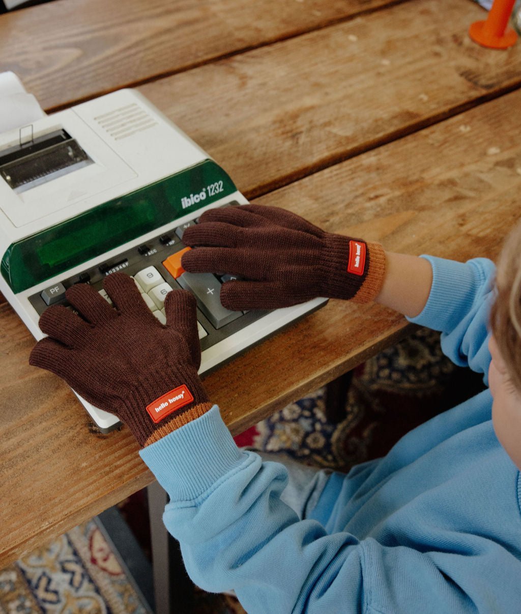 Handschuhe Handy Chocolate