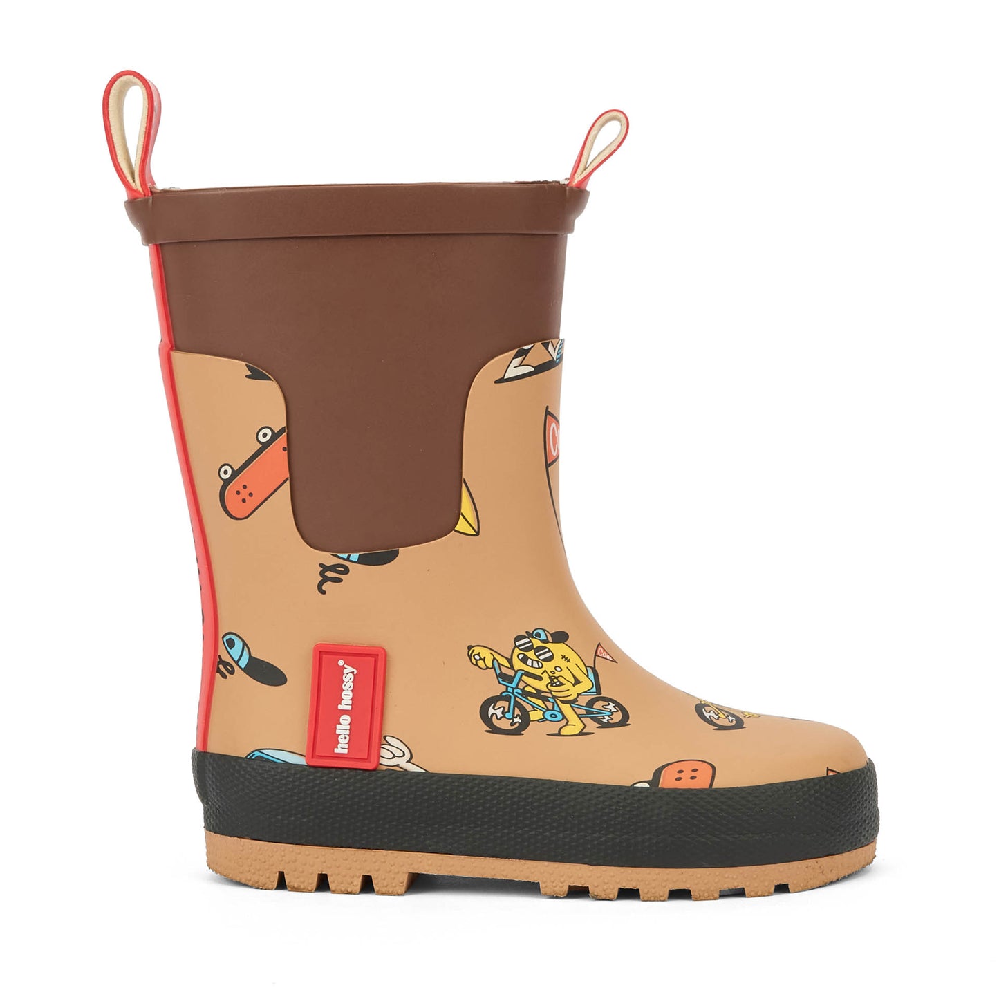 Bottes de Pluie en caoutchouc pour enfant Mascots Ride – vue de profil