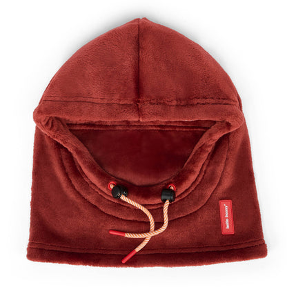Sturmhaube Warmy Burgundy