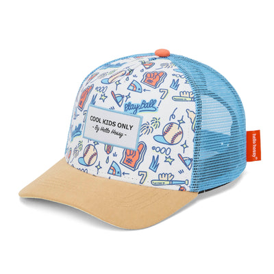 Cap Kind Trucker Blau Baseball Muster nicht getragen Hello Hossy