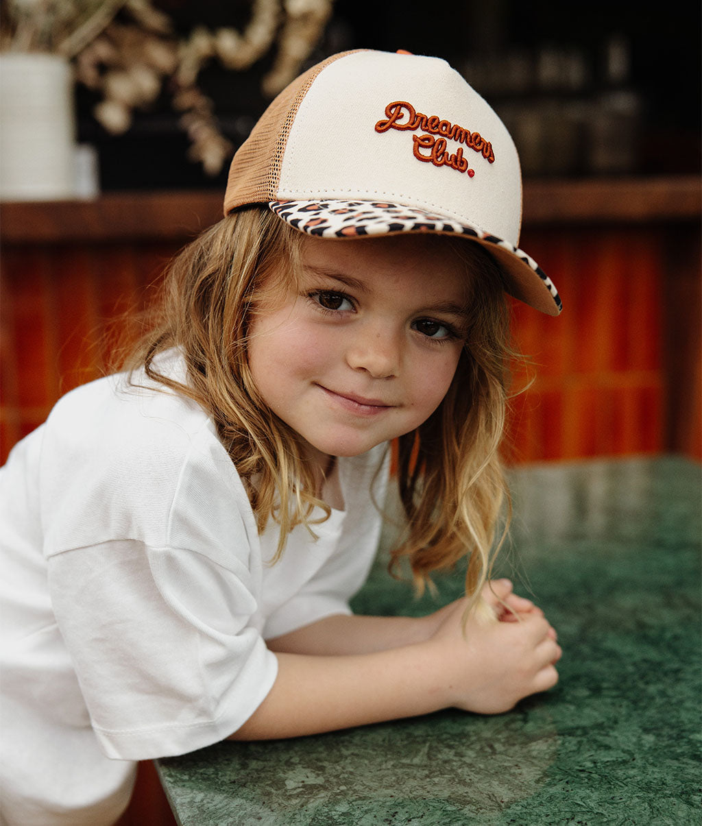 Casquette Enfants Léopard #2, style Trucker, matchy-matchy, éco-responsable, dès 9 mois, Cool Kids Only !