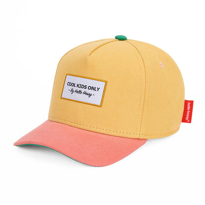 Casquette Enfants Mini Sunset, visière courbée, 100% coton biologique, certifiée Oeko-Tex, dès 9 mois, Cool Kids Only !