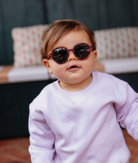 Lunettes de soleil Bébé Megy Craky, colorées, verres catégorie 3, UV400, verres polarisés, dès 9 mois, Cool Kids Only !