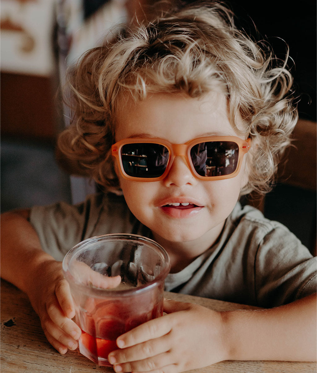 Lunettes de soleil Enfants Morzi Jill, colorées, verres catégorie 3, UV400, verres polarisés, dès 2 ans, Cool Kids Only !