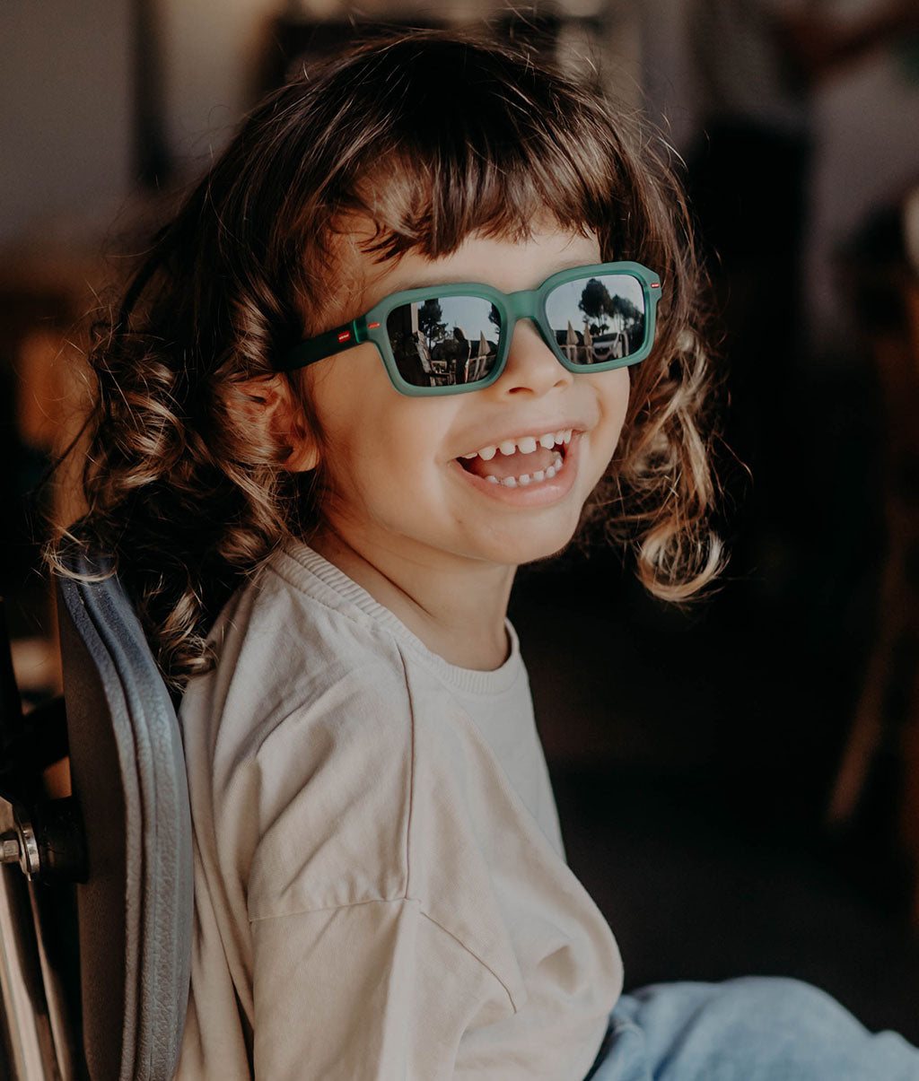 Lunettes de soleil Enfants Morzi Josh, colorées, verres catégorie 3, UV400, verres polarisés, dès 2 ans, Cool Kids Only !