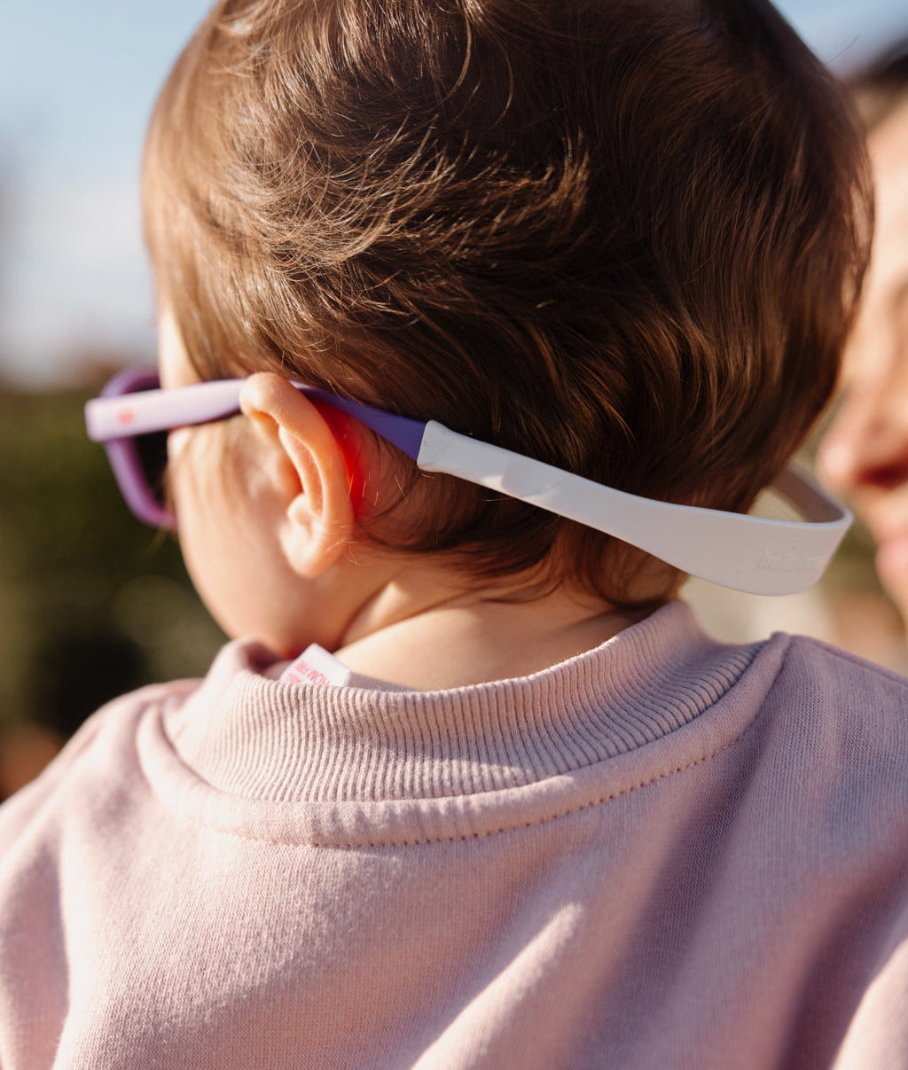 Sonnenbrillen für Kinder Violett mit hinterem Befestigungsband Hello Hossy