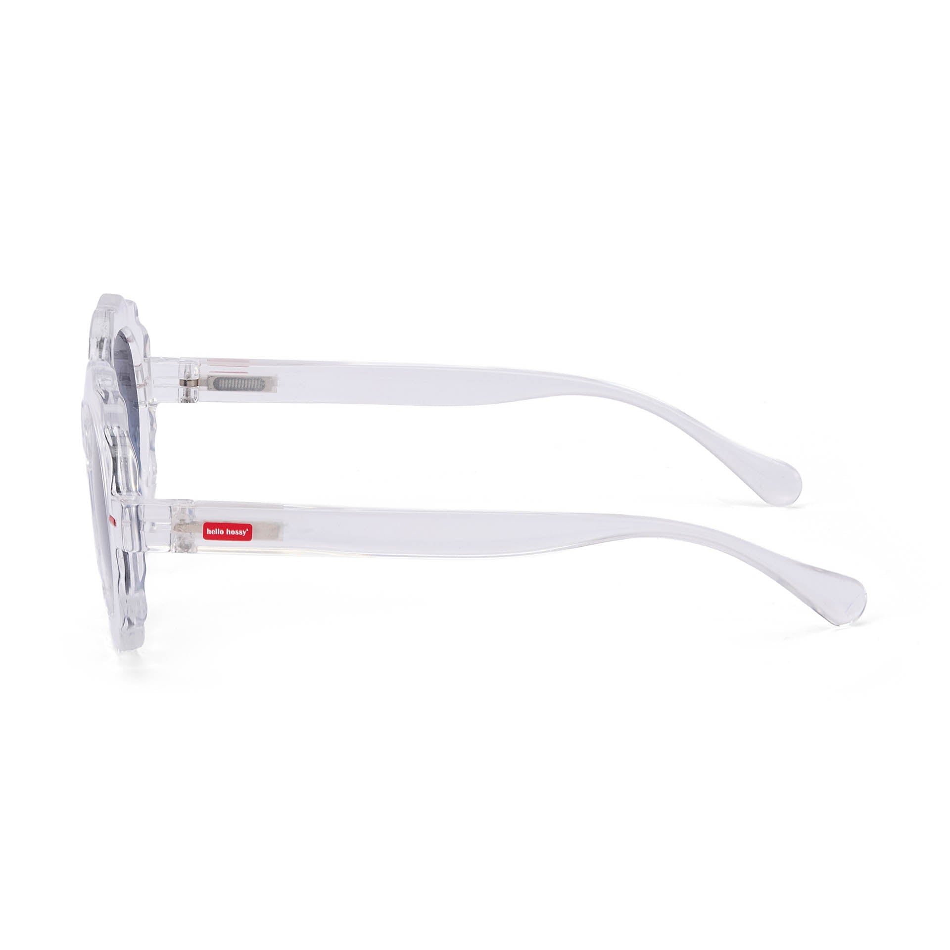 Lunettes de soleil enfant blanc transparent forme fleur Hello Hossy