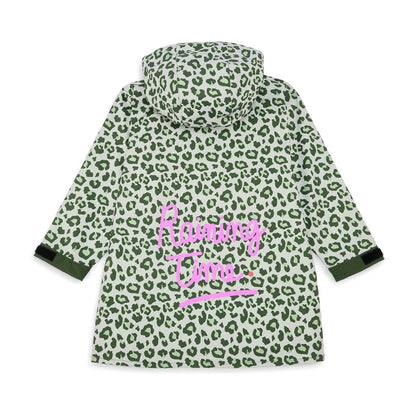 Regenponcho Green Leopard