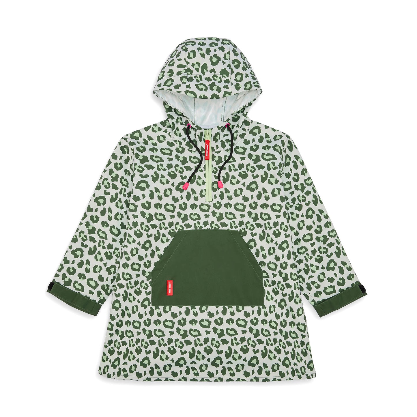 Regenponcho Green Leopard