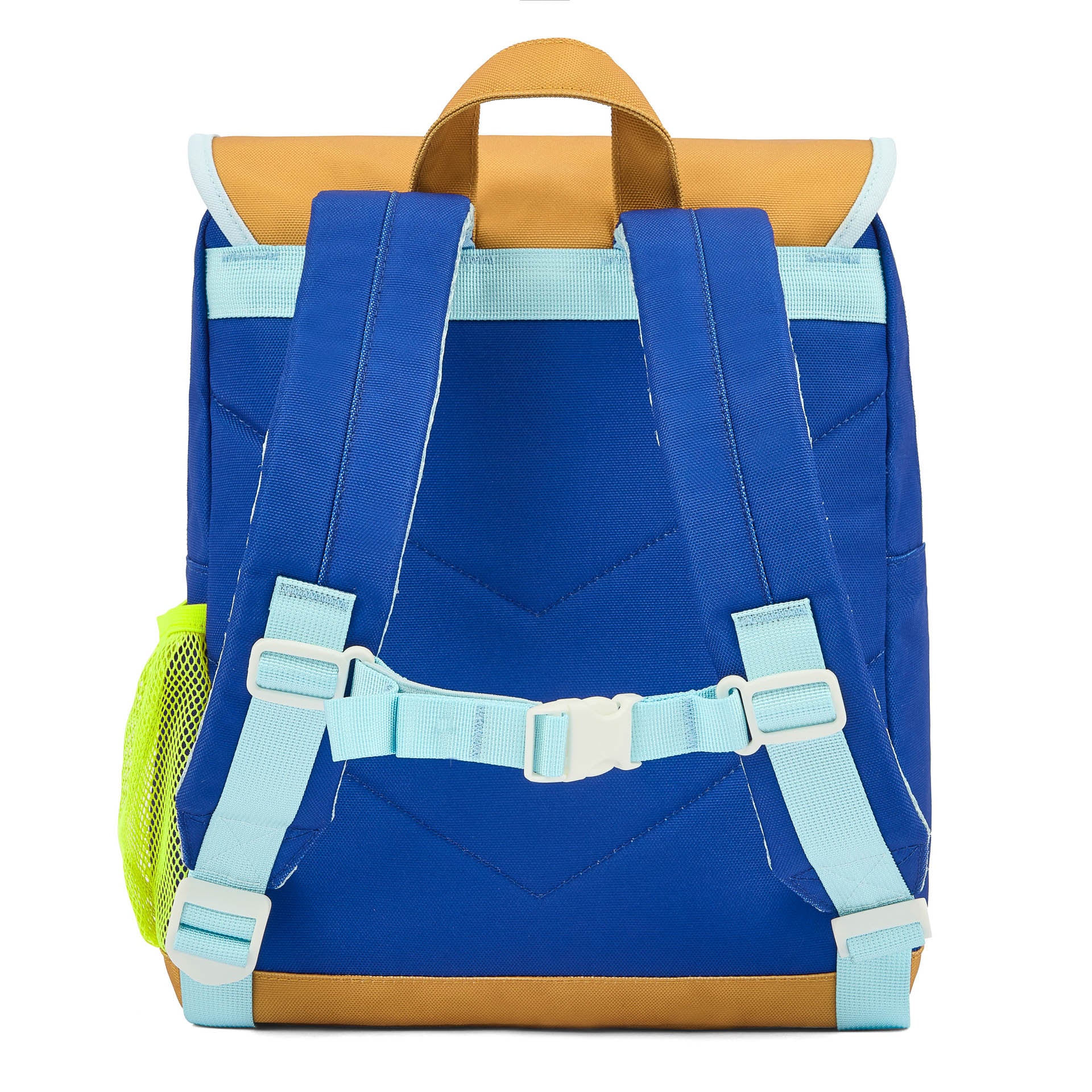 Kinder-Rucksack hellblau verstellbare Träger grün Hello Hossy