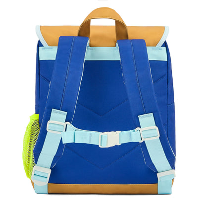 Kinder-Rucksack hellblau verstellbare Träger grün Hello Hossy