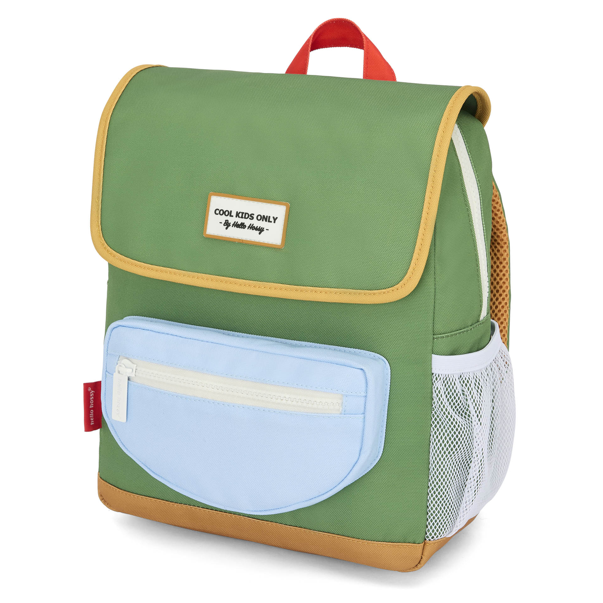 Rucksack Kind Grün blaue Tasche Hello Hossy