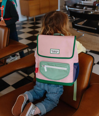 Rucksack Kind rosa grüne Tasche Hello Hossy