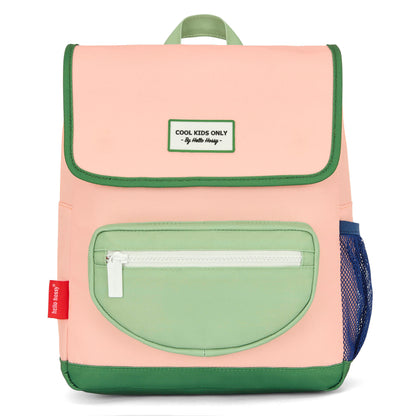 Rucksack Kind Rosa Grün Vordertasche Hello Hossy