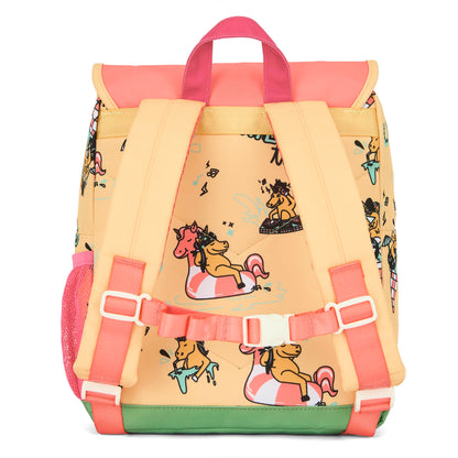 Sac à dos enfant jaune rose motif licornes Hello Hossy