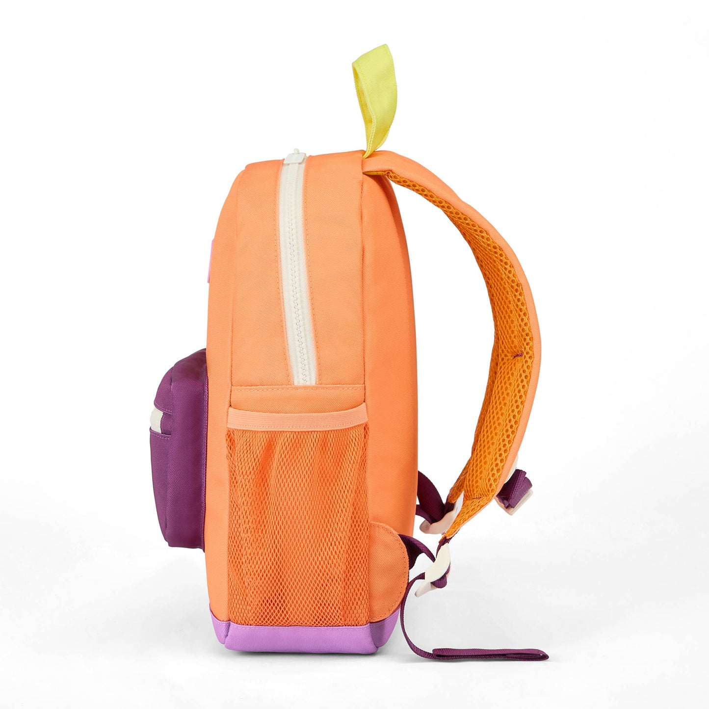Kinder-Rucksack Orange Mauve gelbes Detail Hello Hossy