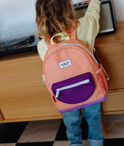 Kinder-Rucksack Orange Violette Tasche Hello Hossy