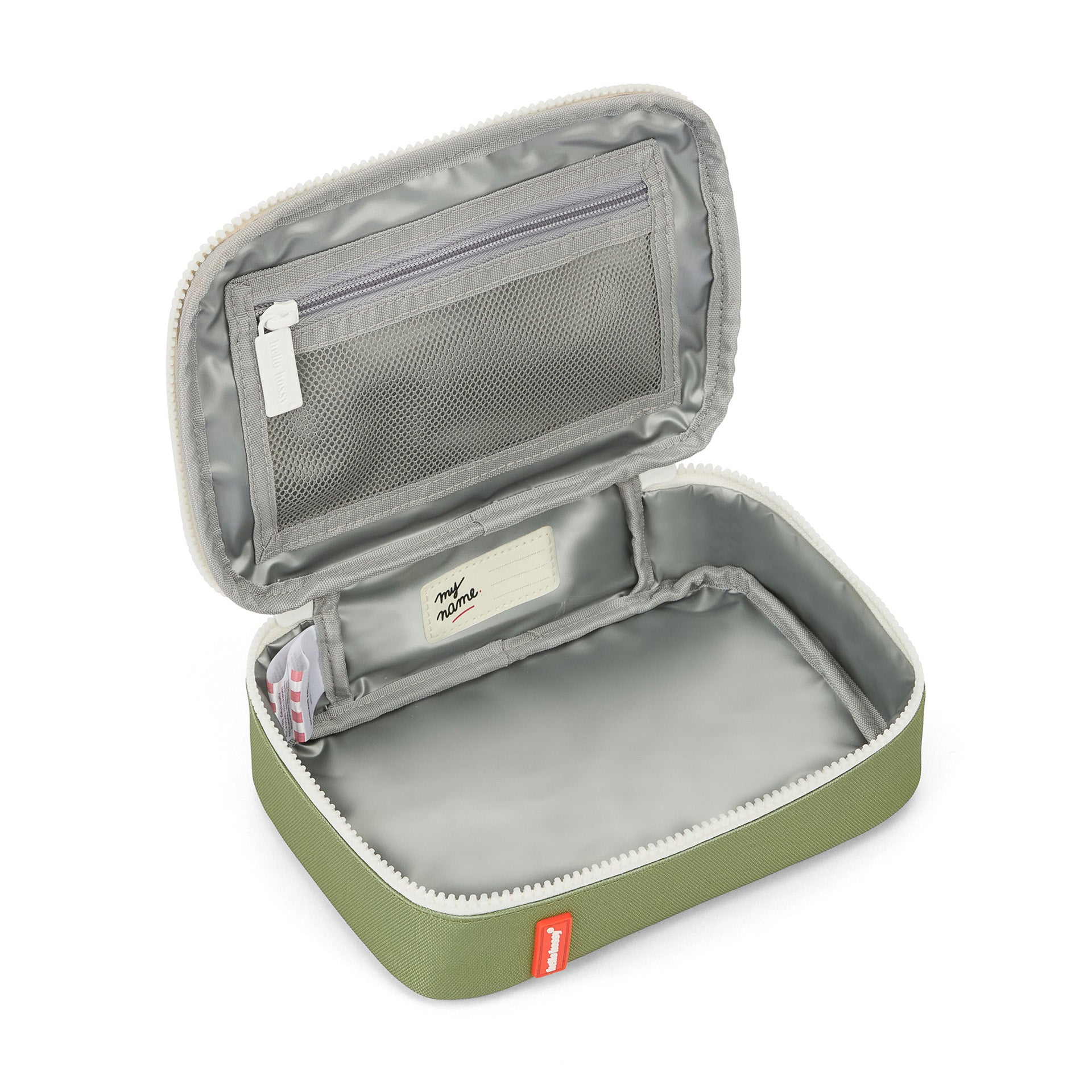 Sac goûter enfant vert intérieur isotherme Hello Hossy