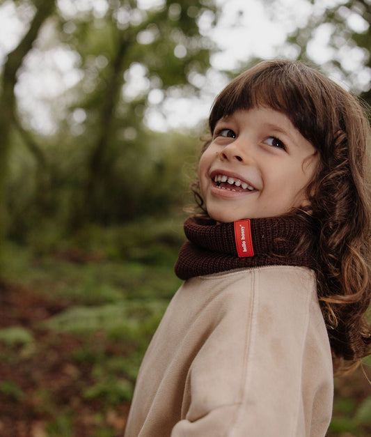 Snood Cocoon Chocolate Enfants & Bébés, Cool Kids Only, Hello Hossy