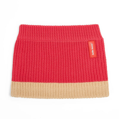 Snood Kinder Cocoon Framboise, Bio-Baumwolle, Fleece-Futter, ab 1 Jahr, Cool Kids Only !