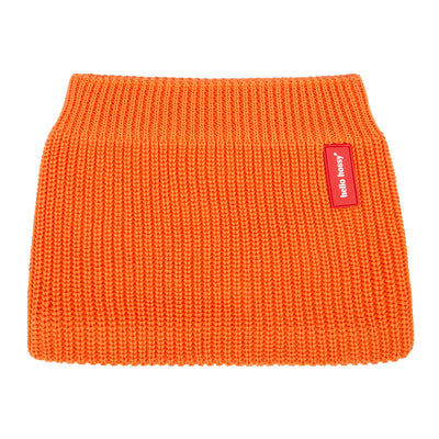 Snood en maille, doublé polaire, Cocoon Indie pour enfant et bébé – vue à plat