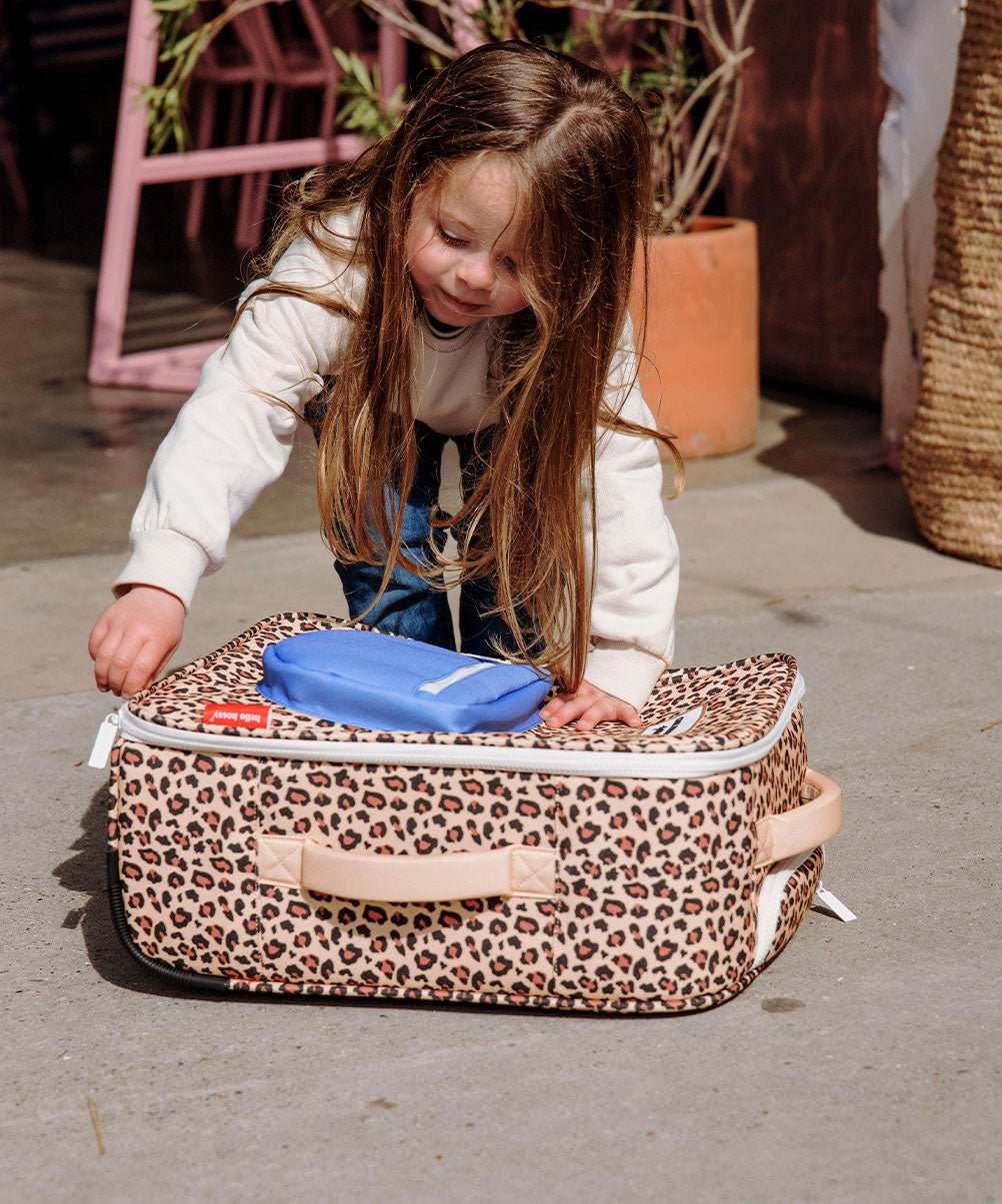 Valise Léopard Enfants & Bébés, Cool Kids Only, Hello Hossy