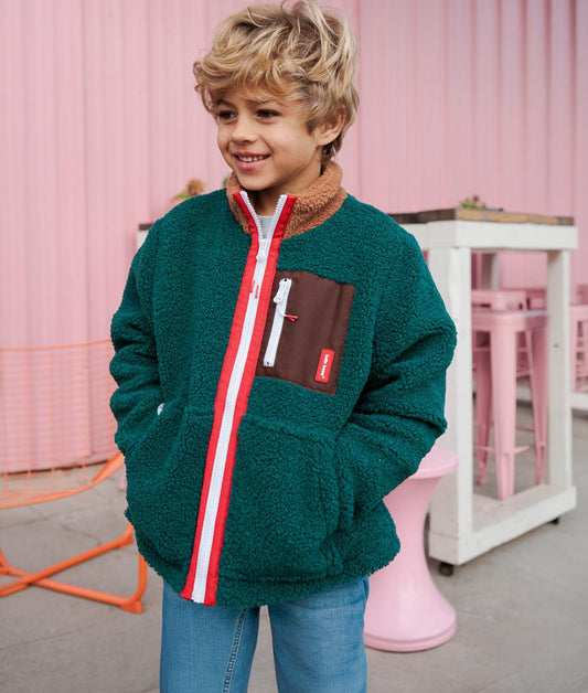 Fleecejacke Duck Blue