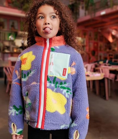 Fleecejacke Floral