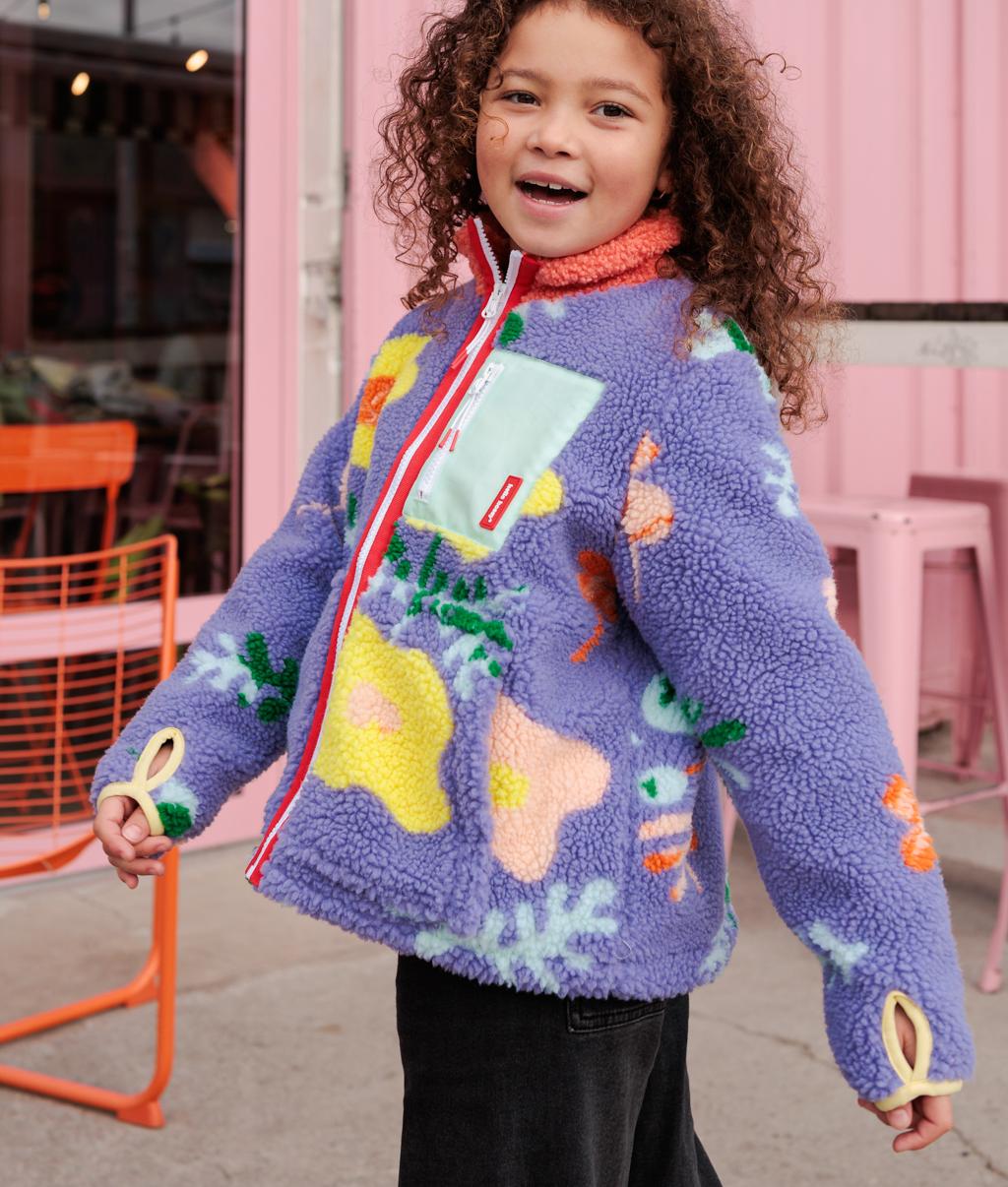 Fleecejacke Floral