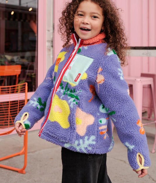 Fleecejacke Floral