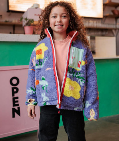 Fleecejacke Floral