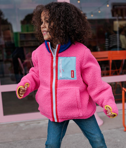Fleecejacke Fuchsia
