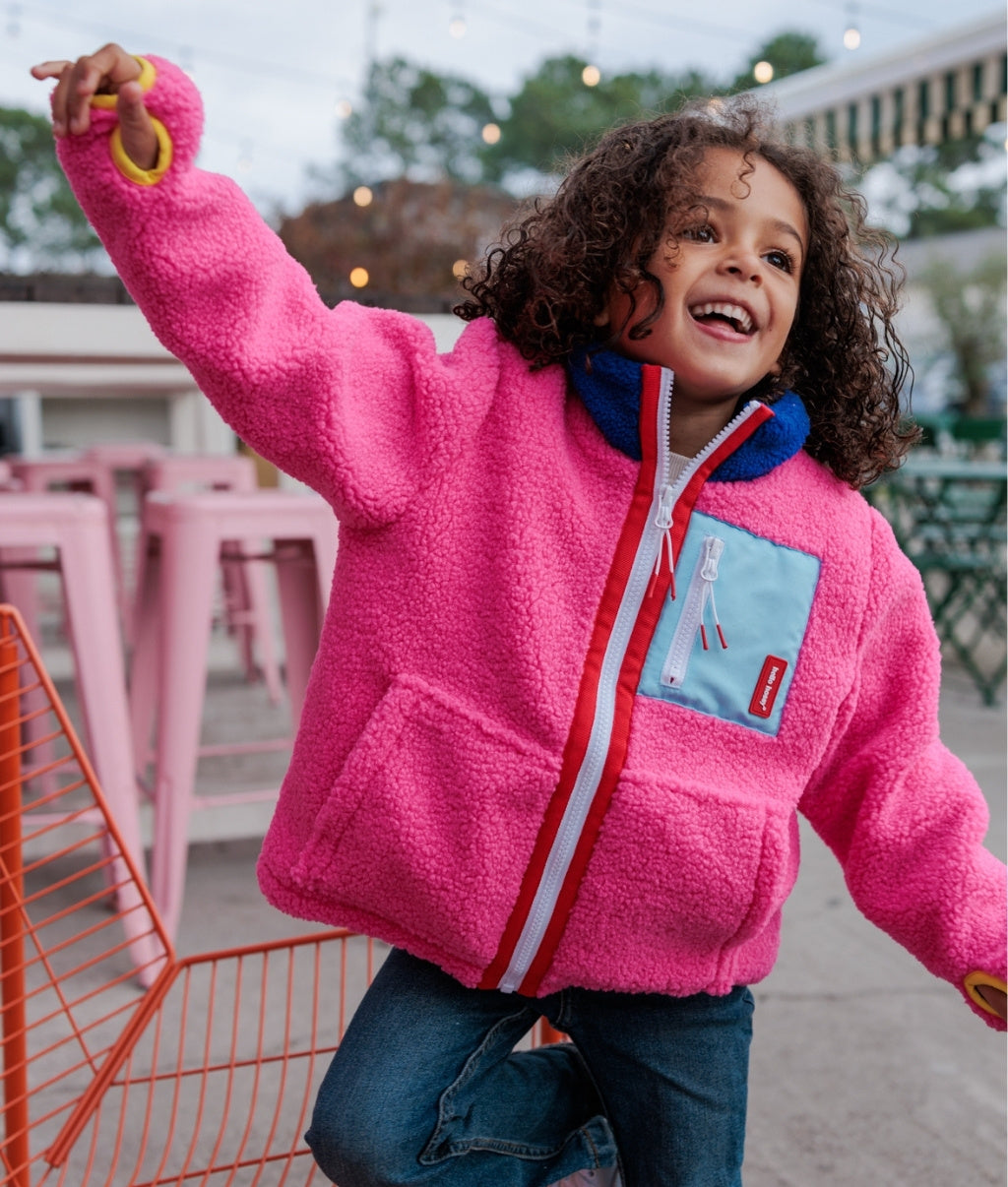 Fleecejacke Fuchsia