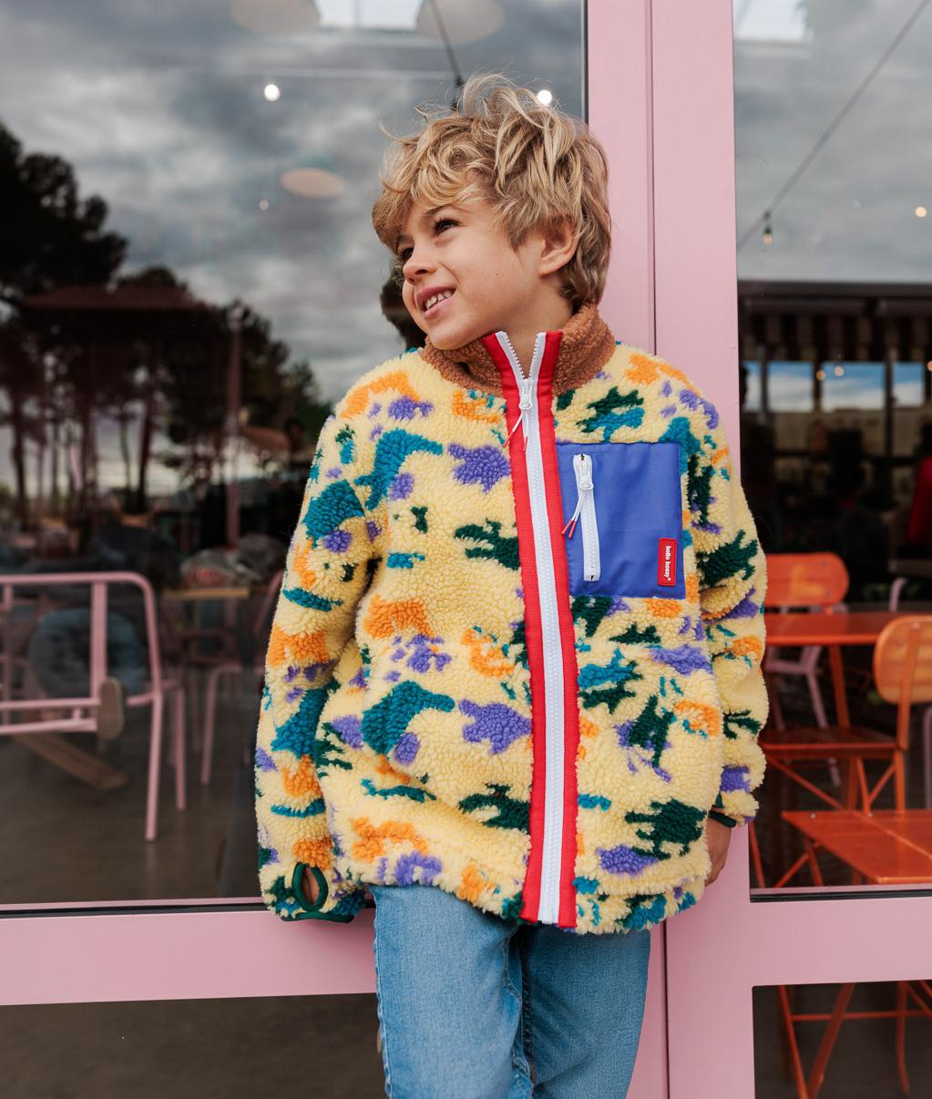 Fleecejacke Funky Camo