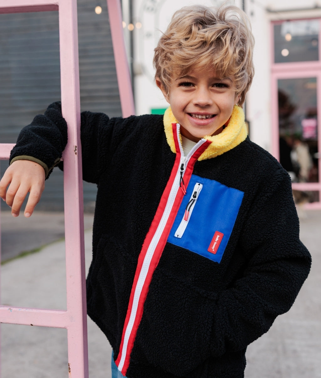 Fleecejacke Midnight Lemon