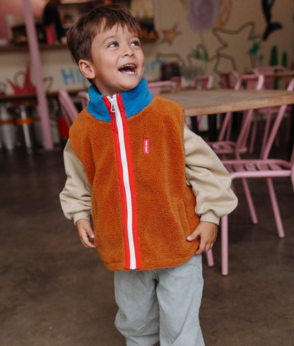 Fleece ärmellos Blue Camel