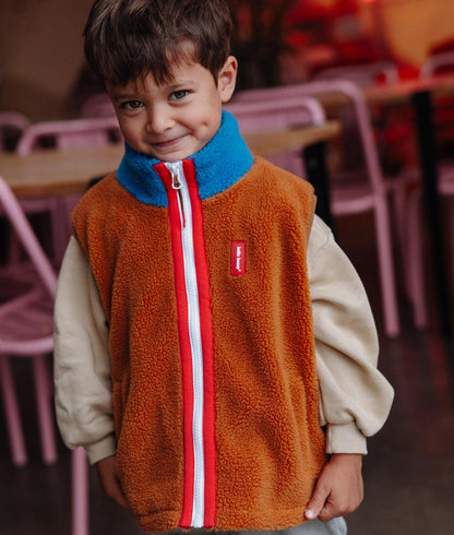 Fleece ärmellos Blue Camel