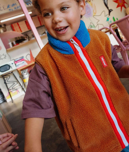 Fleece ärmellos Blue Camel