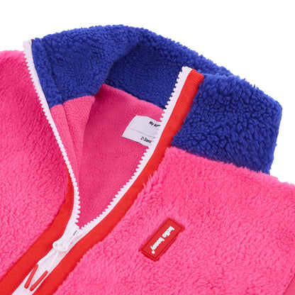 Fleece ärmellos Fuchsia