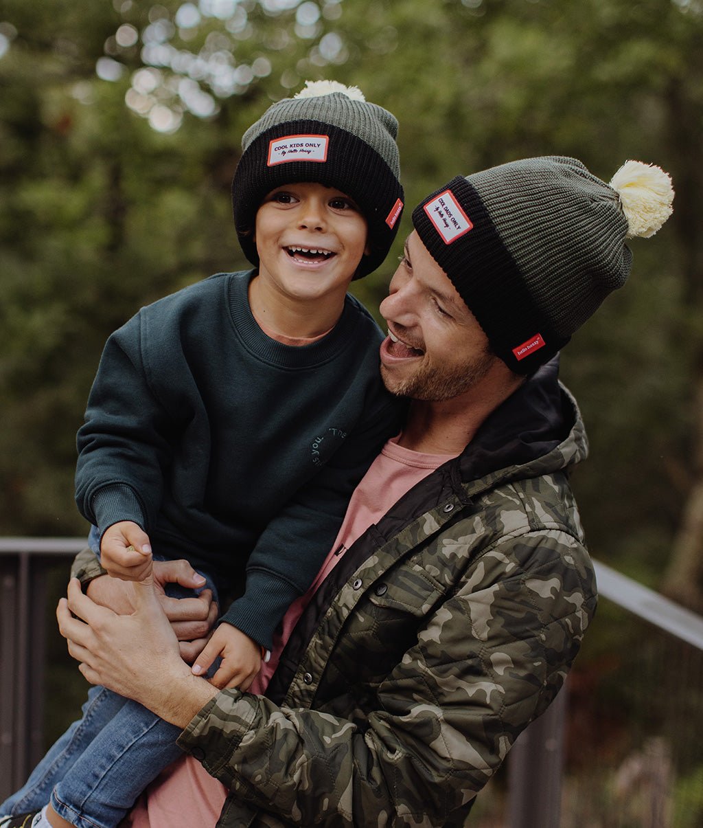 Mütze Color Block Olive Kinder & Babys, Cool Kids Only, Hello Hossy